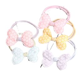 Children Headrope Japanese Mother Colourful Fabric Bow Hair Circle New Headwear Colours