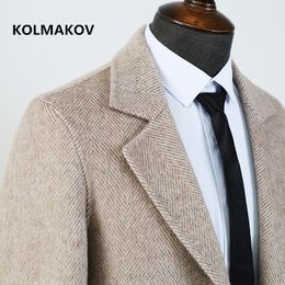 2020 new arrival 80% wool trench coat men,men's high quality wool jackets ,Classic wool coat men,plus-size S-XXXL LJ201106