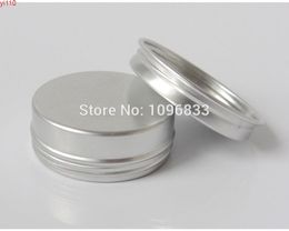 25g Aluminum Cream Jar, 25ML Tins, Packing Screw Cap Metal Cosmetic 100pcs/Lotgoods