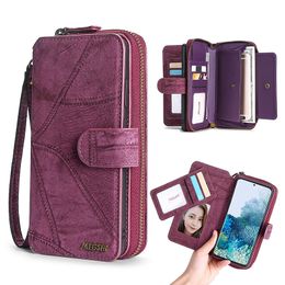 Multifunctional wallet leather case for ip12 11 Pro Max mobile phone shell card Xs flip cover