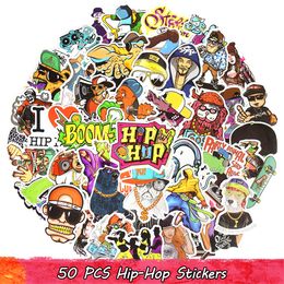 50 PCS Cool Graffiti Hip-Hop Waterproof Vinyl Stickers Pack for Teens Adults to DIY Helmets Skateboards Motorcycles Laptops Luggage Decals
