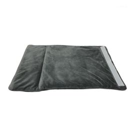 Blankets USB Electric Heating Mat Folded Small Blanket Office Table Warming Pad Folding Plush