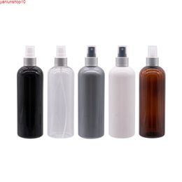 300ML X 20 Empty Refillable Spray Pump Plastic White Bottles Cosmetic Perfume PET Container Bottle packaging Black Grayhigh quatiy