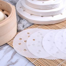 3.5 inch Round Non Stick Baking Paper Non Wax-Paper Diameter non-stick Temperature Dimsum Paper yq02849