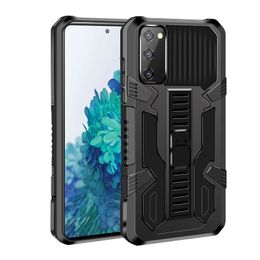 Shockproof Armor Phone Case For Samsung Galaxy S21 S20 FE Note 20 Ultra 10 Plus A12 A32 A42 A51 A71 A02S Kickstand Holder Cover