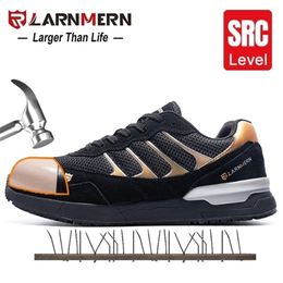 LARNMERN Men's Safety Shoes Work Shoe Steel Toe Comfortable Lightweight Breathable Construction Protective Footwear For Men Y200915