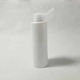 50pcs 150ml Flip Screw Cap Bottle,White Plastic Cosmetic Container,Sample Empty Lotion Sub-bottling,Shampoo Bottle