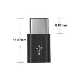 Micro Universal 2.0 Mini To Type-C USB connector Phone OTG Type C Charge Data Transmission Converter Adapter Wholesale harge onverter