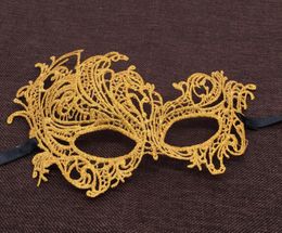 Gold/White lace Party Masks masquerade Suitable for Christmas and Halloween parties Multiple styles all kinds mask