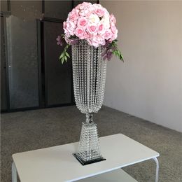 decoration wedding round acrylic plinth cylinder table for wedding dessert flower stand