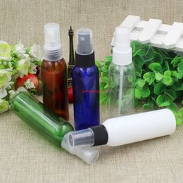 30pcs 60ml Cosmetic Perfume Plastic Spray Bottle Refillable Makeup Women Water Sprayer Containers Clear Blue White Green Brownbest qualtity