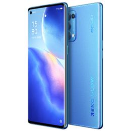 Original Oppo Reno 5 Pro 5G Mobile Phone 12GB RAM 256GB ROM MTK 1000 Octa Core 64MP AI NFC 4350mAh Android 6.55" OLED Curved Full Screen Fingerprint ID Face Smart Cell Phone