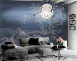 Modern Mural 3d Wallpaper Freehand Landscape Wallpaper 3d Wall Paper for Living Room Custom Photo