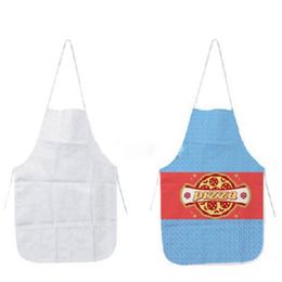 Kitchen Aprons Sublimation Blanks Apron DIY Oil Proof Antifouling Heat Thermal Transfer Printing White Cloth Uniform Scarf 70x48 CM HH12706