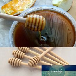1Pc Practical Long Handle Wood Honey Spoon Mixing Stick Dipper For Honey Jar Coffee Milk Tea Supplies Kitchen Tools
