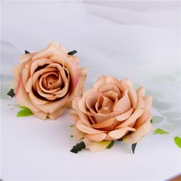 European-style autumn small roses wedding flower wall decoration flower corsage simulation rose head retro rose