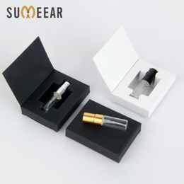 100 Pieces 3ml Packaging Boxes mini Perfume Bottle With Atomizer And Glass Customizable LOGO