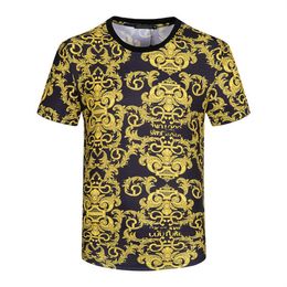 2021 new arrivals mens t shirts tee paris tik tok Starry sky gradient totem designer print clothes short sleeve Men Women real #NJ207