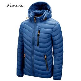 Winter Men's Jacket Fashion Cotton Down Warm Parkas Casual Outwear Windbreaker Thermal Hooded Coats Mens Clothing