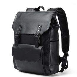Backpack Crazy Horse Men Leather Vintage Daypack Casual School Book Bag Male Laptop Bagpack Travel Rucksack1