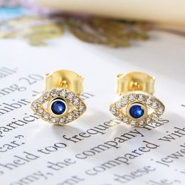 -Bellezza di alta qualità S925 Eye Eye Eye Orecchini per boding in argento sterling regalo di gioielli da sposa in argento