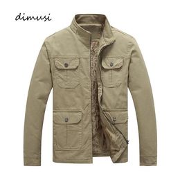 Men's Bomber Jacket Winter Male Cotton Fleece Warm Coats Casual Outwear Stand Collar Slim Fit Jackets Mens Clothing