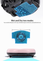 FreeShipping Vacuum Cleaner Robot for Home 1000 PA Dry and Wet Mopping Smart Sweeper