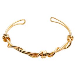 Cuff women Winding knotted bracelet female cold wind retro simple temperament vintage Jewellery designer