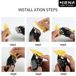 Colourful Hair Clipper Cutting Comb Guards Limited Comb Tools Barber Replacement Kit for Cutting Head professional Hair Clipper