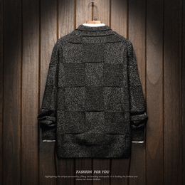 Men'S Sweaters Spring Autumn Winter Clothes Pull OverSize M-4XL 5XL Korea Style Casual Standard Pullovers 201124