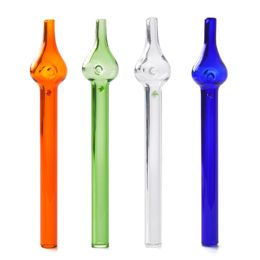 Mini Nectar Collector Colourful With 6 Inch Nector Collector Glass Dab Straw Straigh Dab Tube Smoking Accessories glass pipe dab rig oil