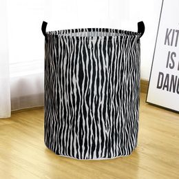 40*50cm Pattern Foldable Large Laundry Baskets Hamper Dirty Cloth Storage Washing Bin Collapsible Canvas Laundry Basket Free GCF14196