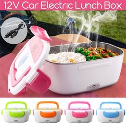 s Heating Lunch Boxes Portable Electric Heater Lunch Box Car Plug Food Bento Storage Container Warmer Food Container Ben T226s