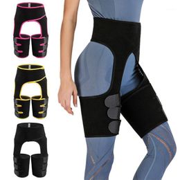 Slimming Belt Yoga BuLift Compress Neoprene Waist Trainer Thigh Trimmer Leg Shaperwear1