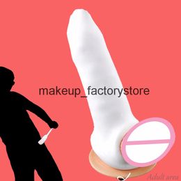 Massage Male Masturbation Cup Portable Penis Trainer Silicone Elastic Stretching Masturbation Sex Toys Men's Penis Sleeve Adult Sex Toys