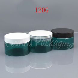 120G Deep Blue Cream Jar , 120CC Mask / Powder Packaging Empty Cosmetic Container ( 30 PC/Lot )