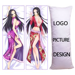 1PC Anime Long Pillow Custom Print Dakimakura Big Life Size Cushion Hugging Body Wedding for Sleeping Sexy Girl Adult Pillowcase 201026