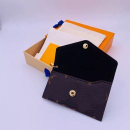 Keychains & Lanyards Brown Card Bag keychain L letter Print Wallet Shape leather keychains car fashion key ring lanyard cute key wallet chain rope Accessories RAQM