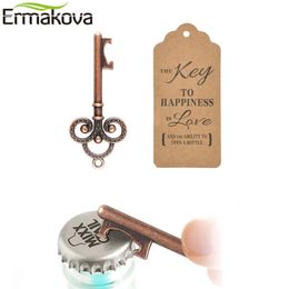 ERMAKOVA 50 Pcs Skeleton Key Bottle Opener Beer Bottle Opener Wedding Favours Gifts for Guests Rustic Party Wedding Decoration 201223