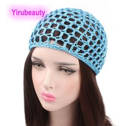 Hand-crocheted nightcaps Kufei hats Women's hair accessories Net pockets Hair nets Net caps 5 10 15 Pieces/lot