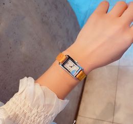 fashion Women crystal Rhinestone quartz Watches Stainless steel Number Wristwatches ladies Geometric Rectangular Bracelet