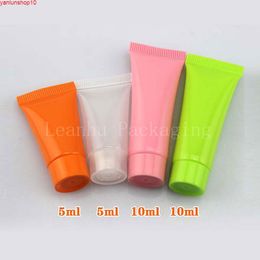 5g empty colored plastic tube for cosmetics packaging,5ml small sample hand cream / facial cleanser ,cosmetic container bottlehigh quatiy