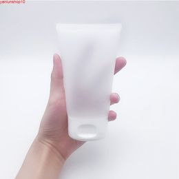 150g 24pcs Empty Transparent Frosting Soft Refillable Lotion Tubes Squeezed Cosmetic Packaging Cream Tube Screw Cap Hose Bottlehigh quatiy