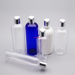 14pcs 500ml Empty Lotion Bottles With Aluminum Cap Cosmetic Packaging Plastic Bottle Shampoo Essential Oils Creamgood package