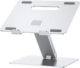 Laptop Stand, Ergonomic Computer Stand Aluminum Laptop Mount, Foldable Laptop Riser Notebook Holder Stand Compatible with MacBook Air Pro