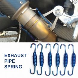 2x UNIVERSAL EXHAUST SPRING STAINLESS STEEL 50MM 70MM MOTORCYCLE MOTORBIKE PIPE