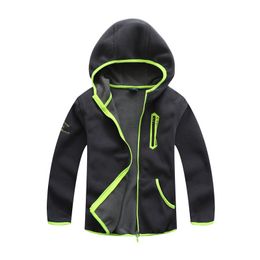 New spring autumn children baby boys girls hoodies kids casual fashion polar fleece hoodies sweatshirts high quality fit big boy LJ201012