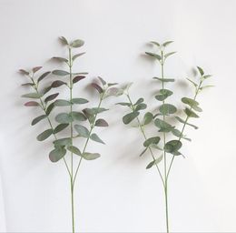 Artificial Plant Eucalyptus Green Plant Branch Leaves 68 CM Home Garden Party Decorative DIY Plant Wall Ins Photography Props GD1161