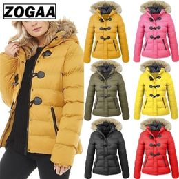 ZOGAA Winter Jacket Women Jackets Coats Medium Length Thick Winter Parka Lady Coat Warm Brand Women's Fashion Outerwear Parkas 201029