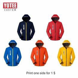 YOUTEE autumn and winter Coat sweater thick wool company group cheap custom men and women sweatshirt winter jacket 201123